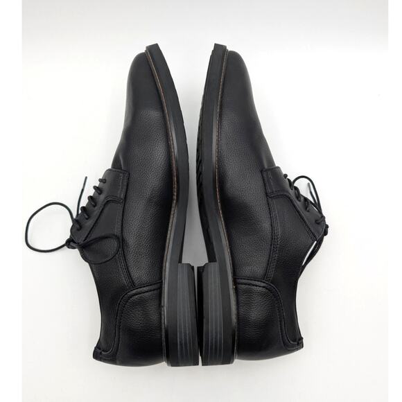 Abound Adrian Plain Toe Derby Dress Shoes Lace-Up Men's Black Size US12M EU45 - Picture 10 of 12